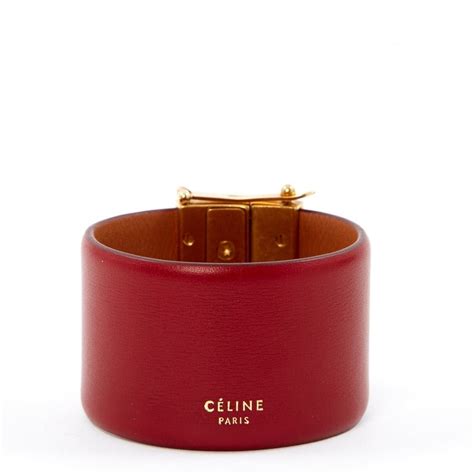 celine cuffs|celine leather straps.